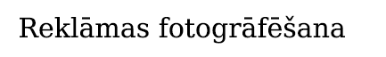 Professional Advertising Photography